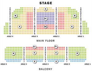 Cahn Auditorium Seating Chart