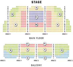 Cahn seating chart